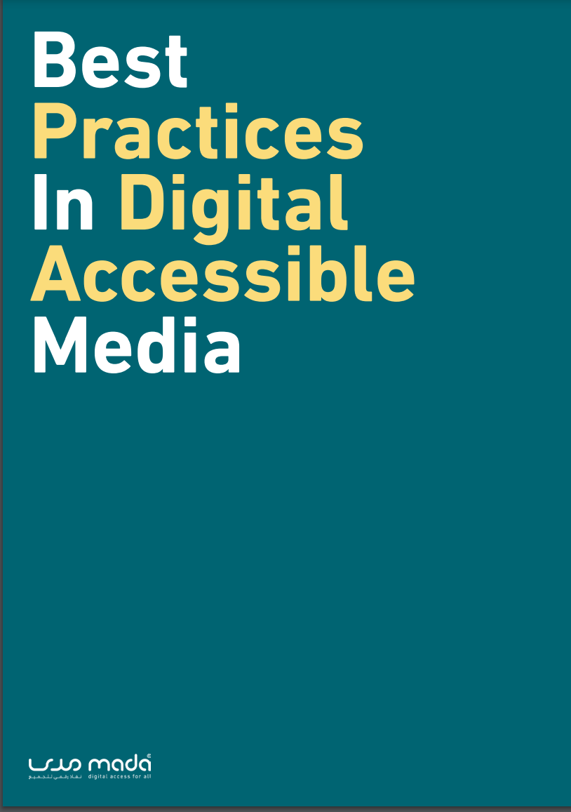 Best Practices in Digital Accessible Media