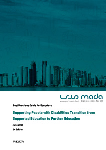 Supporting People with Disabilities Transition from Supported Education to Further Education